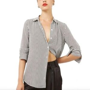 Equipment Essential Silk Stripe Shirt